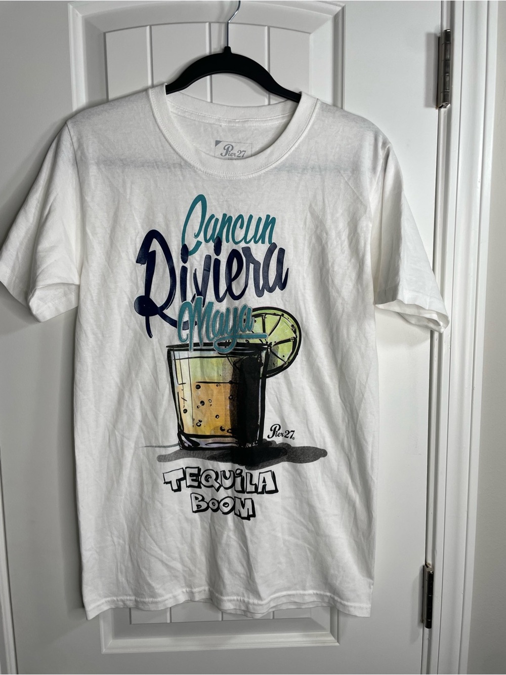 Riviera Maya Tequila Boom Graphic Tee - White